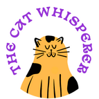 The Cat Whisperer Berlin logo. An illustration of a happy ginger cat.
